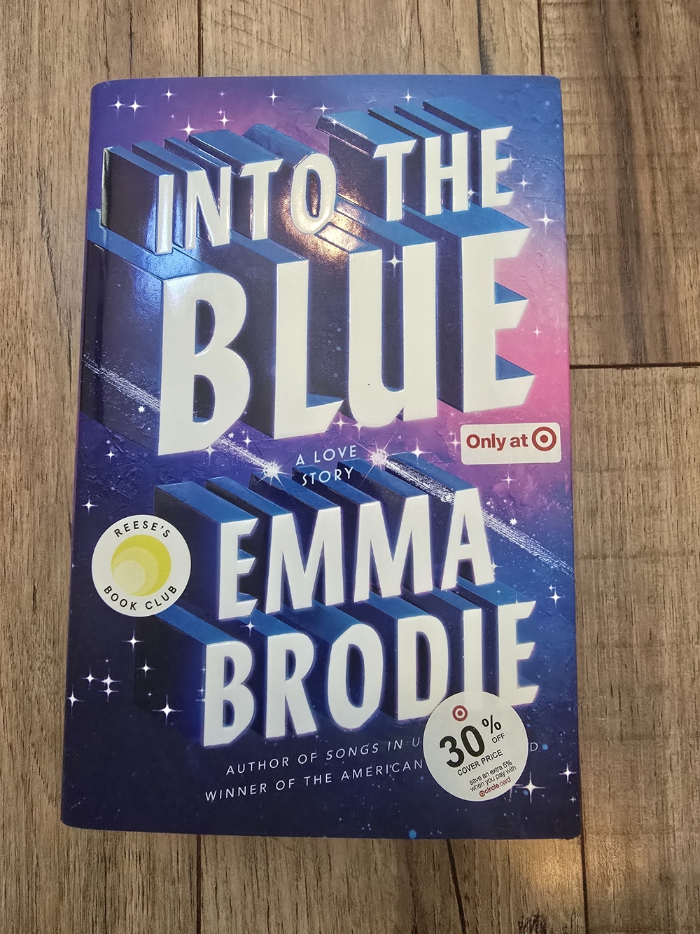 Emma Brodie "Into the Blue" Hardcover Book - Blue